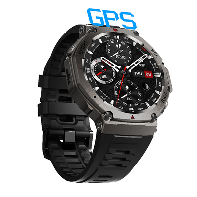 DM58 GPS Smart Watch Men with 1.43" AMOLED Screen & 5ATM Waterproof