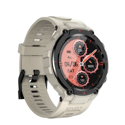 Android G18 GPS Smart Watch - 1.32inch Round Screen, IP68 Waterproof, BT Call