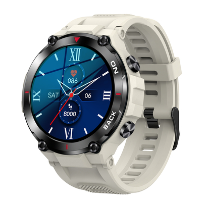 K37 AI Dial Smartwatch with GPS, Heart Rate, and Blood Oxygen Monitoring
