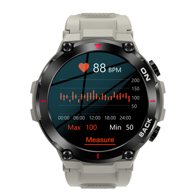 K37 AI Dial Smartwatch with GPS, Heart Rate, and Blood Oxygen Monitoring