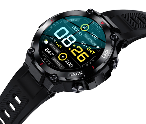 K37 GPS Smartwatch with AMOLED Display, Heart Rate & Blood Oxygen Monitoring