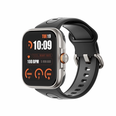350mAh GPS Smart Watch with 1.76Inch AMOLED Screen and BT Call