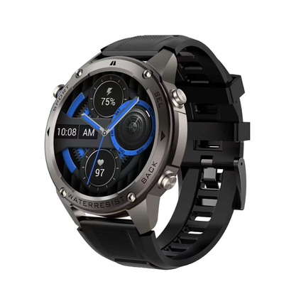 DM56 GPS Smart Watch for Men - 1.43" AMOLED, 5ATM Waterproof, Heart Rate & Blood Oxygen