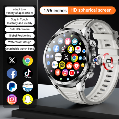 H19 4G Smart Watch 1.95-inch AMOLED 1100mAh 3GB+32GB Android 8.1