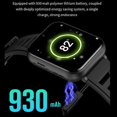 Q668 4G Smart Watch 1.99 Inch IPS Screen 930mAh Battery Android 9.0