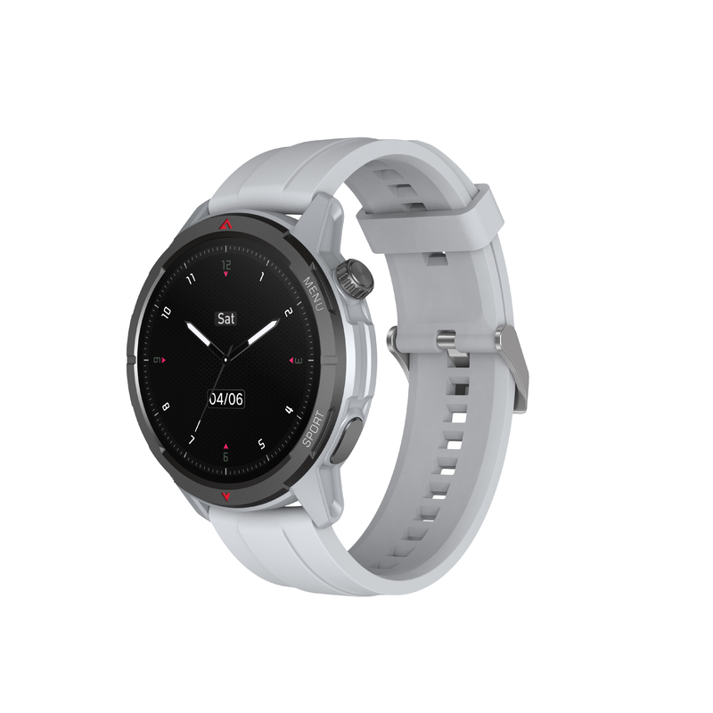 2024 E36 GPS Smart Watch with 1.43-Inch AMOLED Screen and 5ATM Waterproof