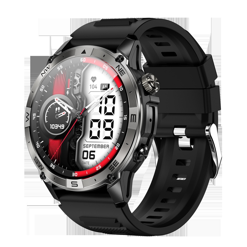 2024 HK08 1.43inch AMOLED GPS Smartwatch with Heart Rate Monitor