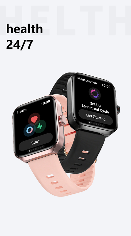 NX22 GPS Smartwatch with AMOLED Display & Heart Rate Monitor for Men and Women