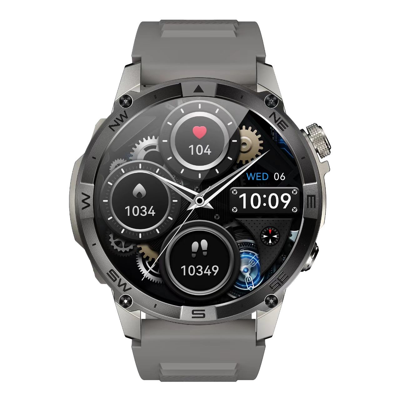 HK08 GPS Smart Watch 1.43 Inch AMOLED Screen 530mAh Battery