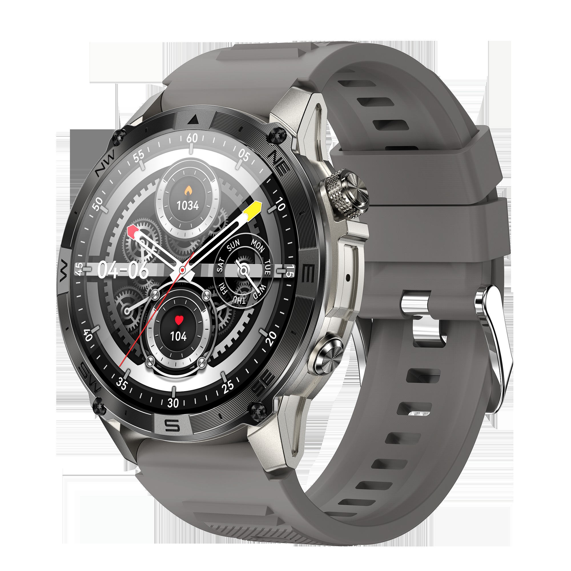 2024 HK08 1.43inch AMOLED GPS Smartwatch with Heart Rate Monitor
