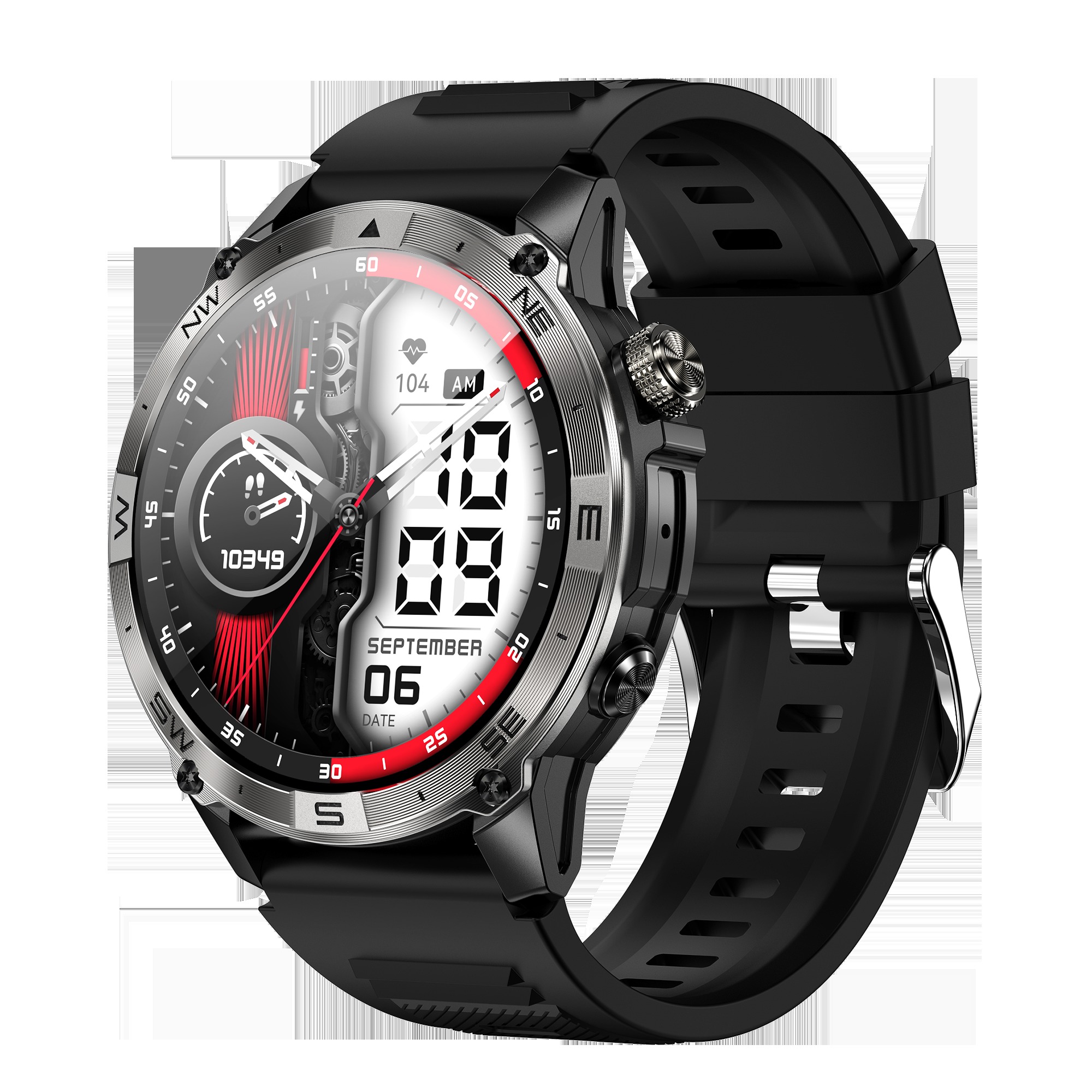 2024 HK08 1.43inch AMOLED GPS Smartwatch with Heart Rate Monitor