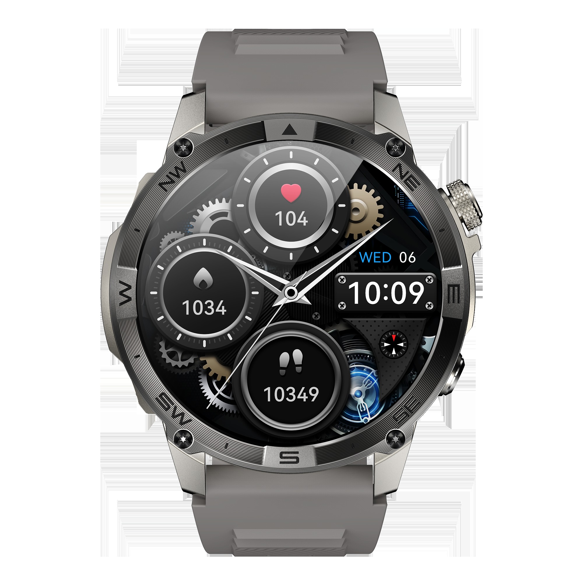 2024 HK08 1.43inch AMOLED GPS Smartwatch with Heart Rate Monitor