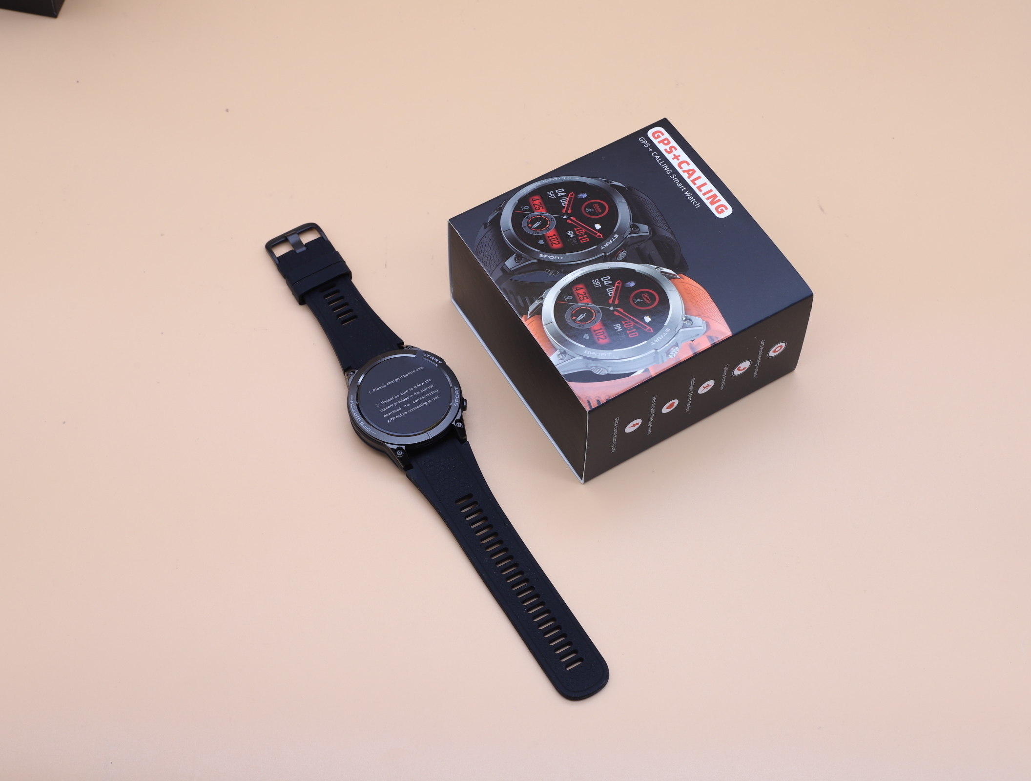 Android OS S53 2024 GPS Smartwatch with 1.43-Inch AMOLED Screen