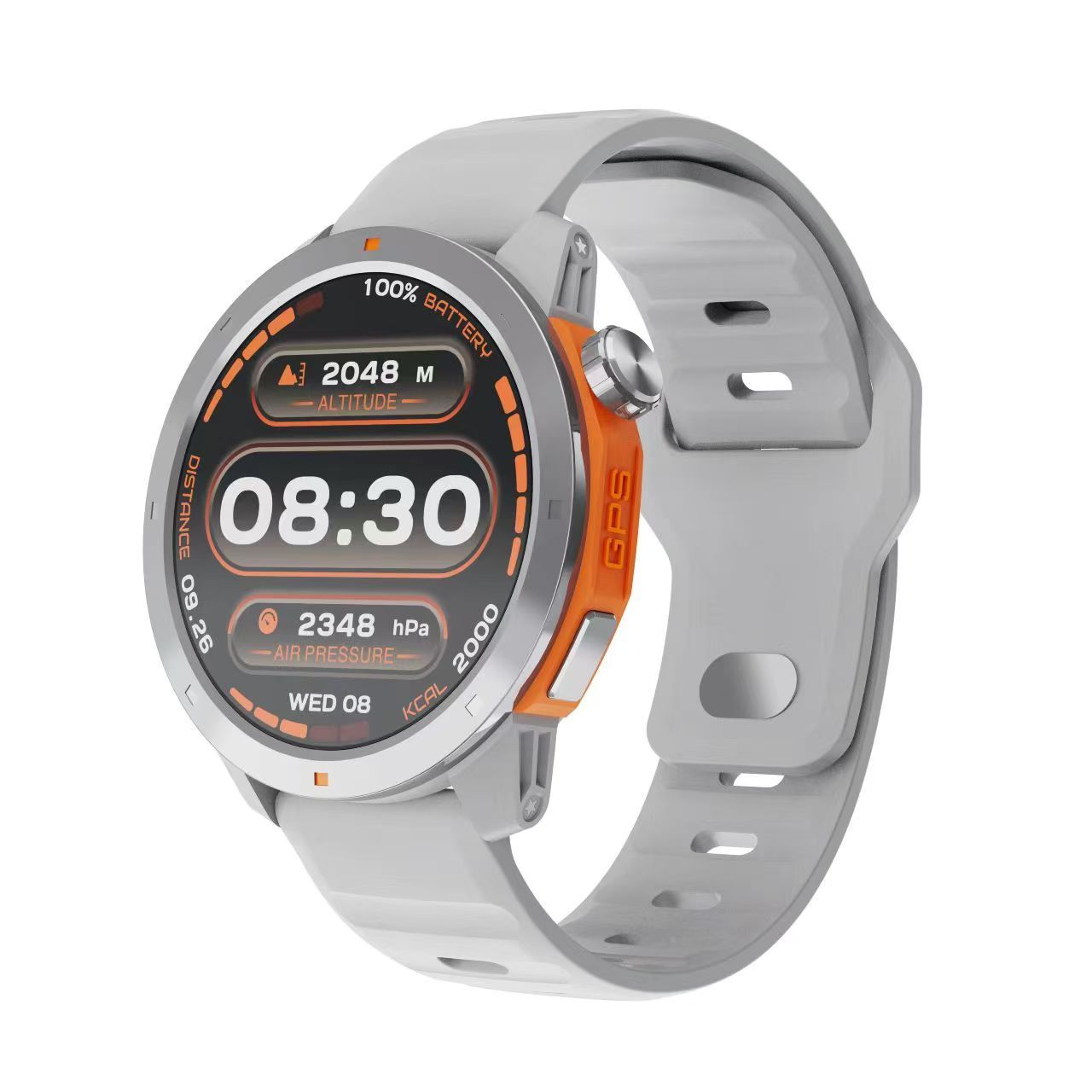 MG03 Outdoor Smart Watch with Built-in GPS, BT Calling, 1.43