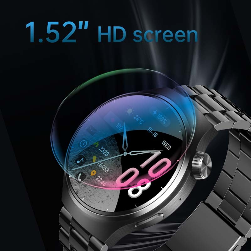 Y18 Smart Watch 1.52 Inch Round Screen GPS IP67 Waterproof Sports Modes