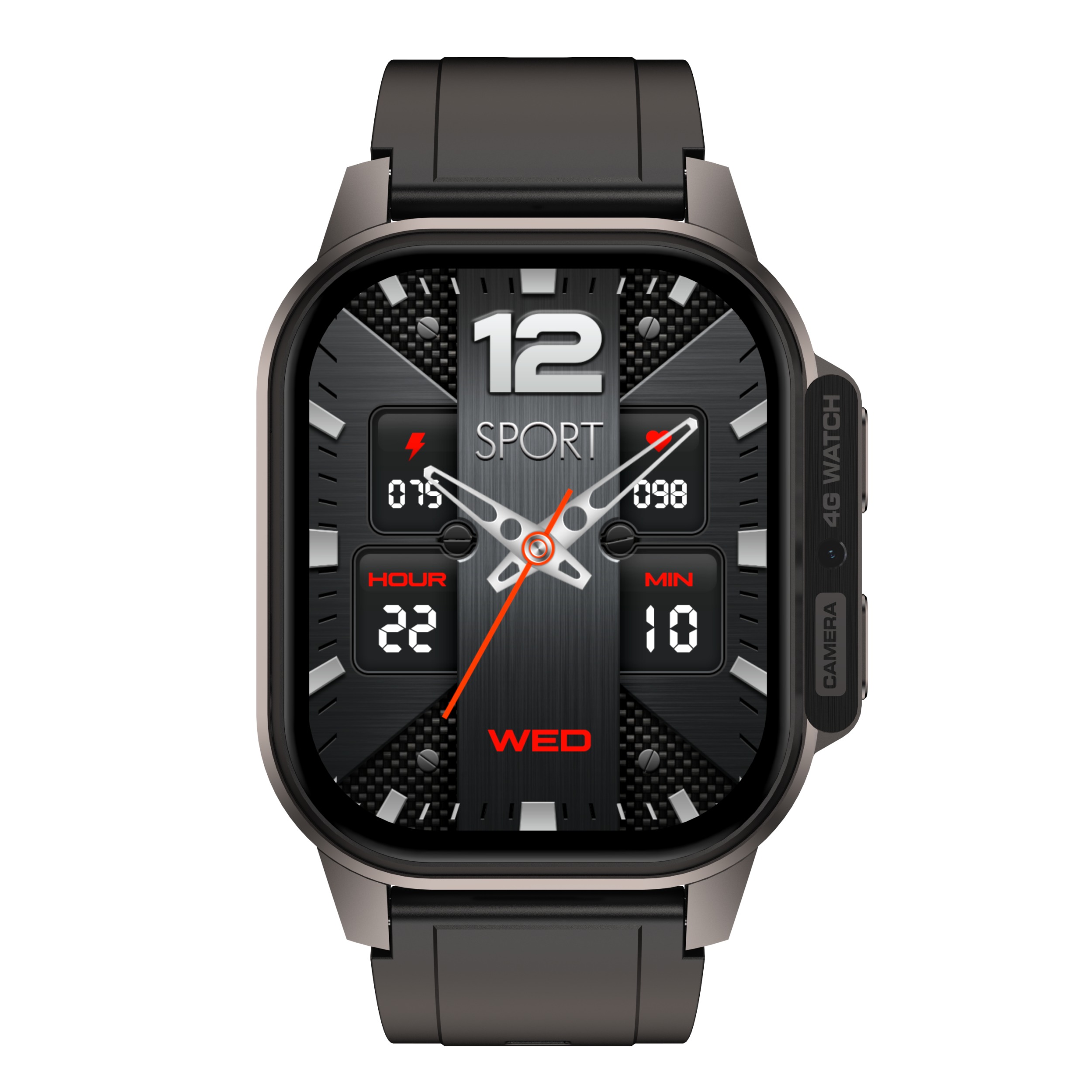 DM62 4G Smart Watch 2.13 Inch AMOLED Screen IP68 Waterproof 1000mAh Battery