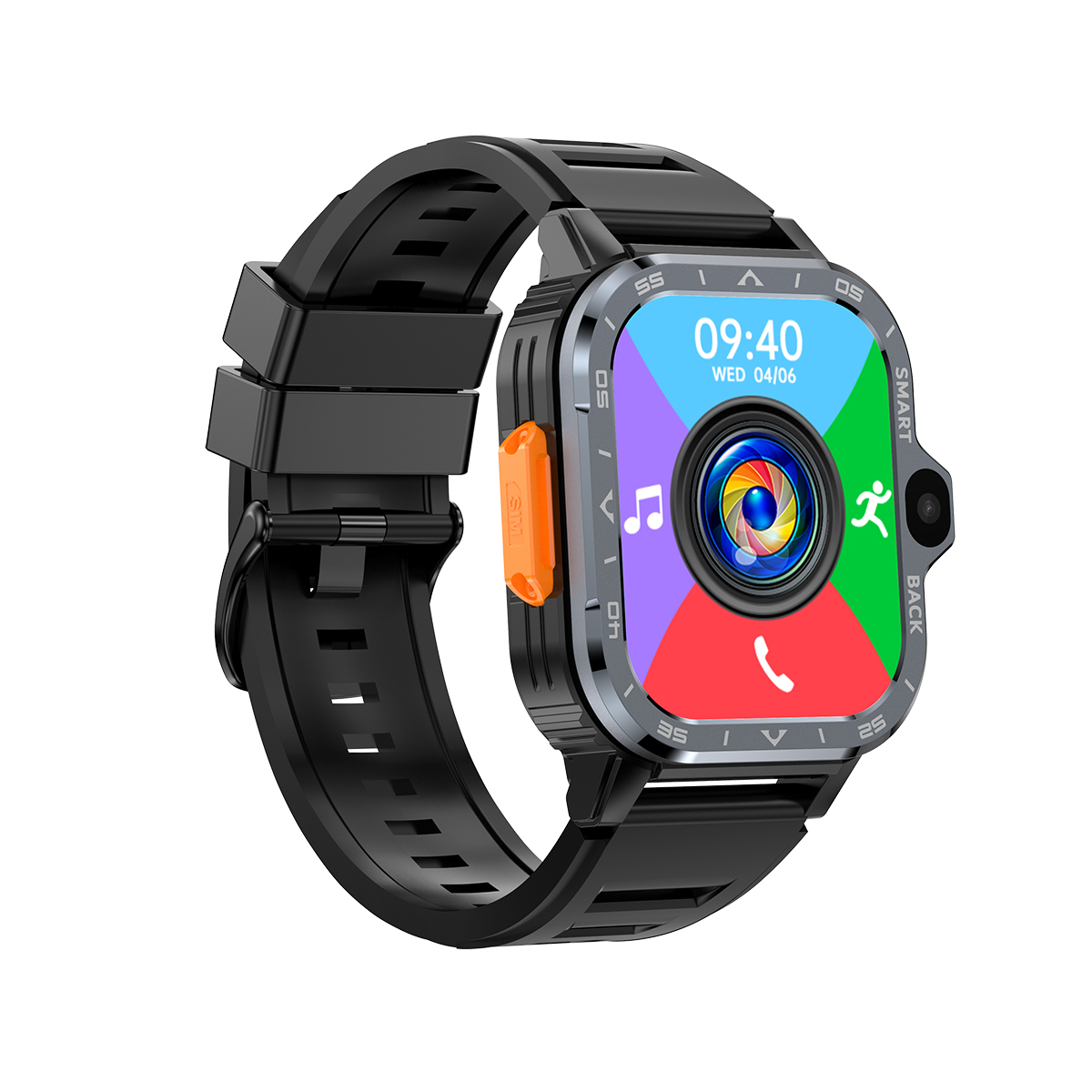 4G Android Smart Watch with 800mAh Battery and 5MP Camera