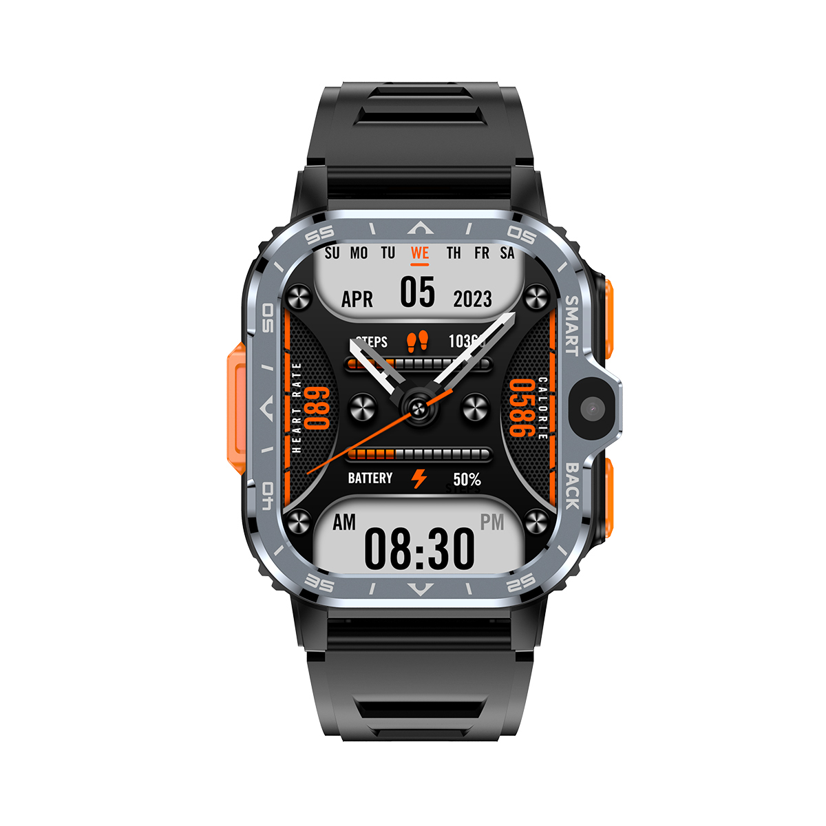 PGD 4G Smart Watch 1.99-inch HD IPS Screen 800mAh Battery IP67 Waterproof