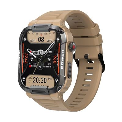 MK66 Men Smart Watch Outdoor Sport Fitness Tracker With BT Call 400mAh Big Battery